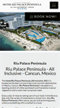 Mobile Screenshot of palacepeninsula.com